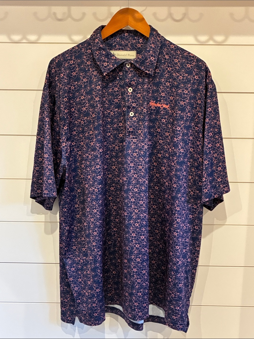 Donald Ross Golf Polo Shirt - Hawaiian print